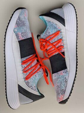 Under Armour Breathe Mesh Lace Running Shoe White Low Top Sneakers, Womens 11